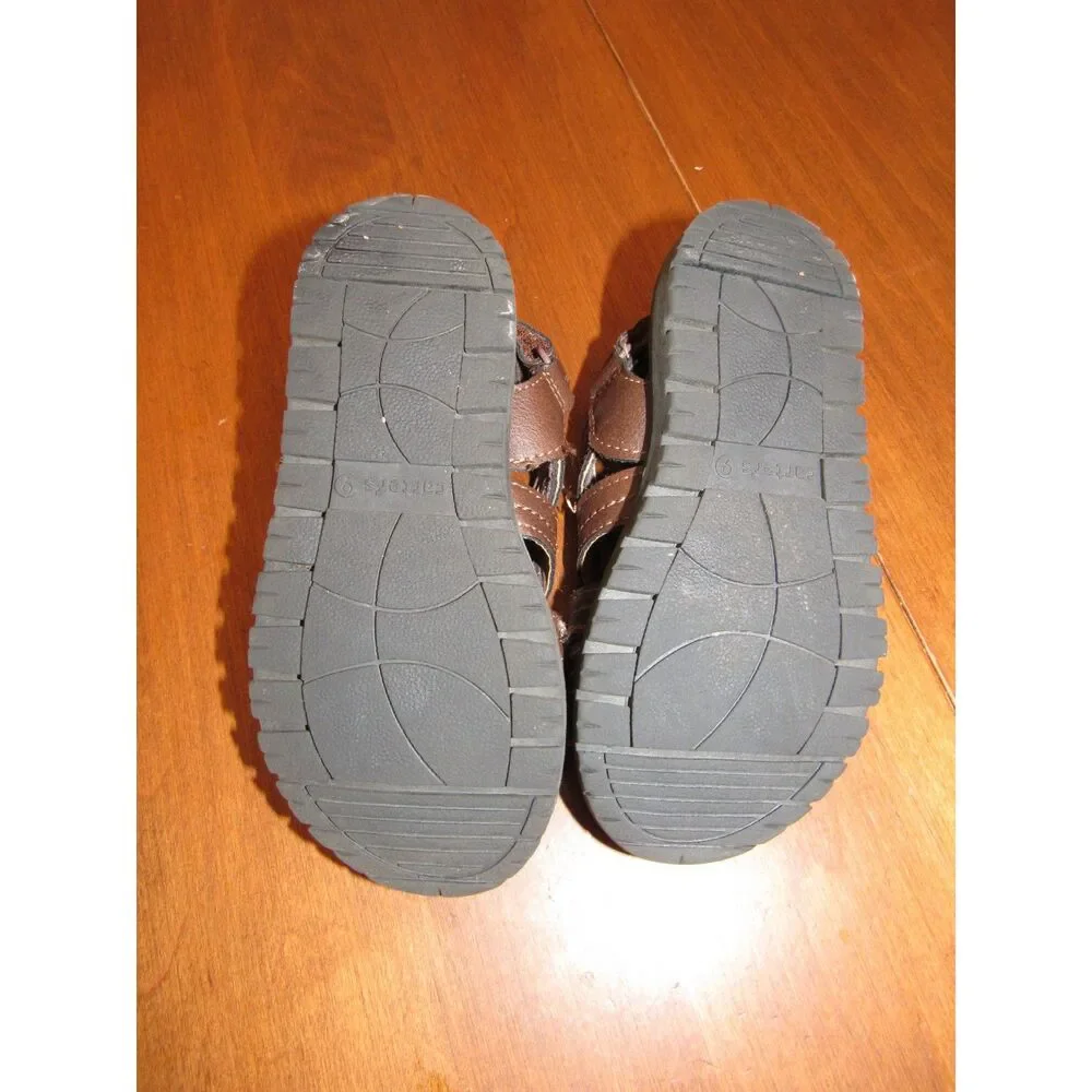Brown Kids Toddler Size 9M Sandals Shoes